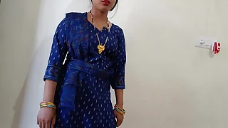 Hot indian desi village filly was painfull sex on dogy display in clear Hindi audio
