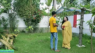 Indian Hot Bhabhi Sex about Unknown Young Boy&excl; Plz Cum Medial